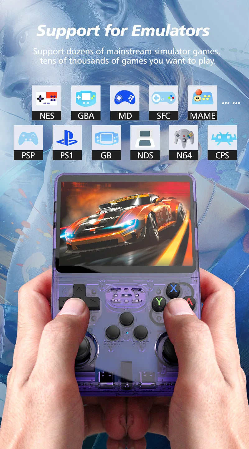 R36S Retro Handheld Video Game Console 64GB Games